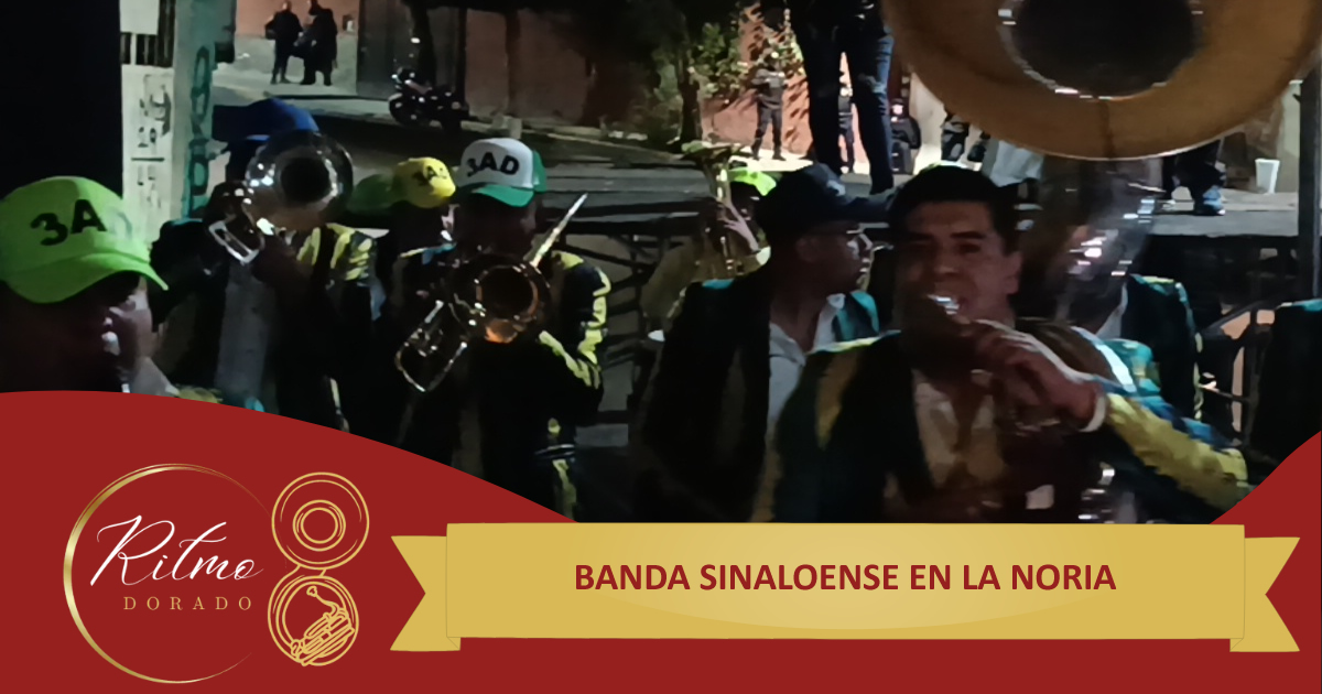 banda sinaloense en la Noria