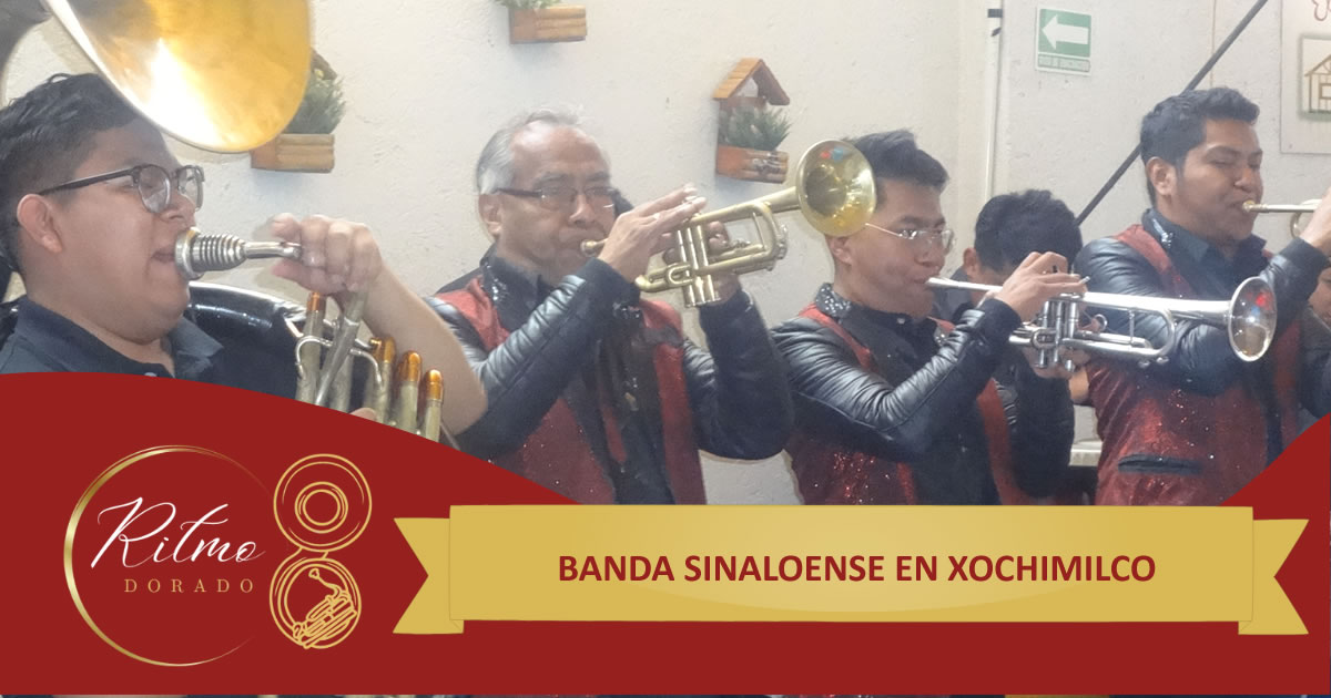 banda sinaloense en Xochimilco